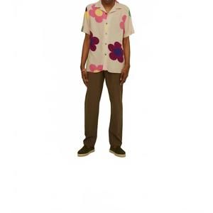 NEW OAS daisy viscose shirt in beige